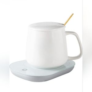 Coffe cup warmer with ceramic mug